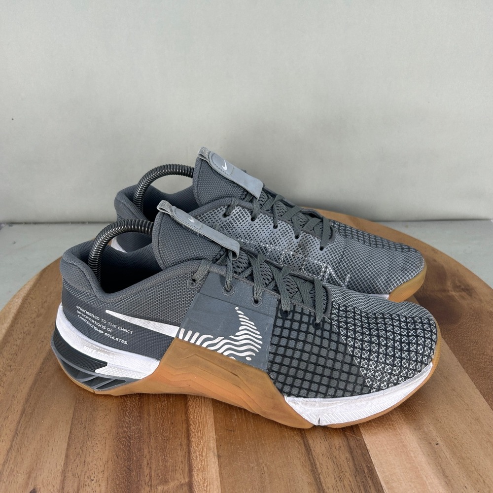 Nike Metcon 8 Mens Training Shoes Smoke Grey Gum DO9328-002 Size 8